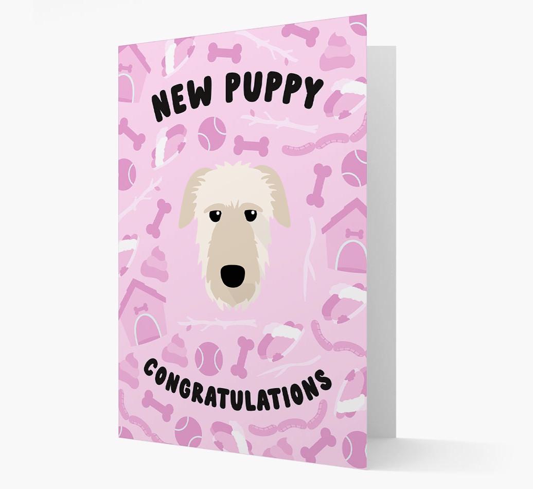 New Puppy, Congratulations: Personalized {breedFullName} Card