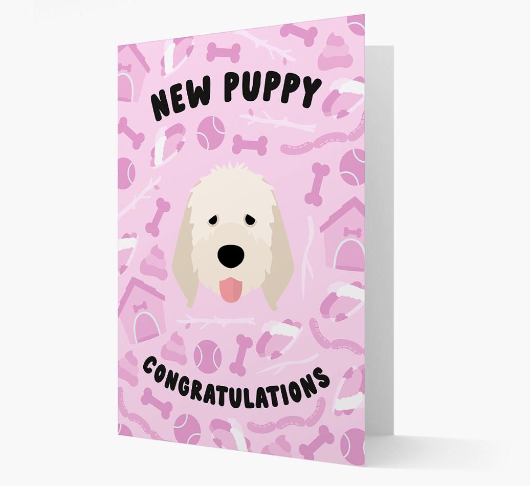 New Puppy, Congratulations: Personalized {breedFullName} Card