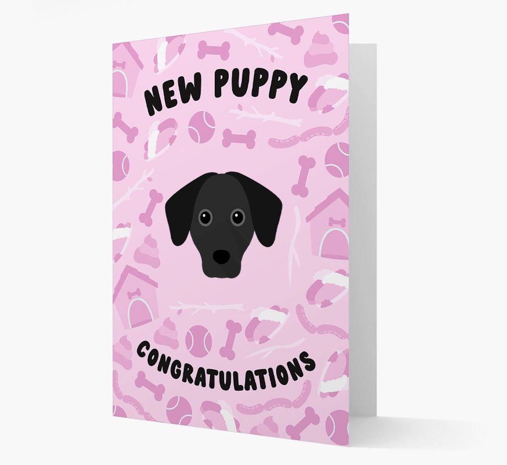 New Puppy, Congratulations: Personalized {breedFullName} Card