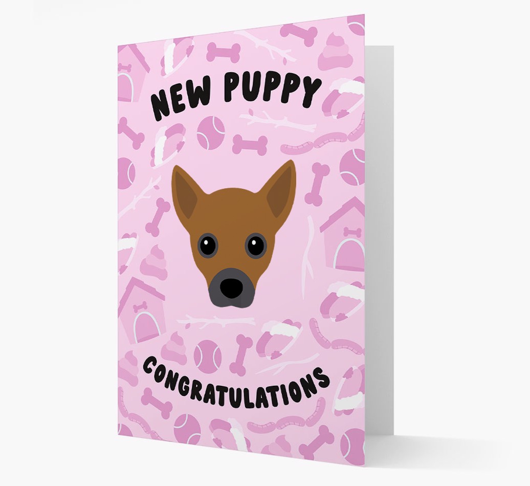 New Puppy, Congratulations: Personalized {breedFullName} Card