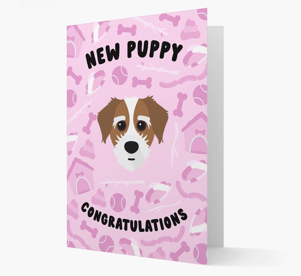 New Puppy, Congratulations: Personalized {breedFullName} Card