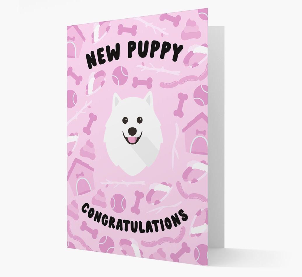 New Puppy, Congratulations: Personalized {breedFullName} Card