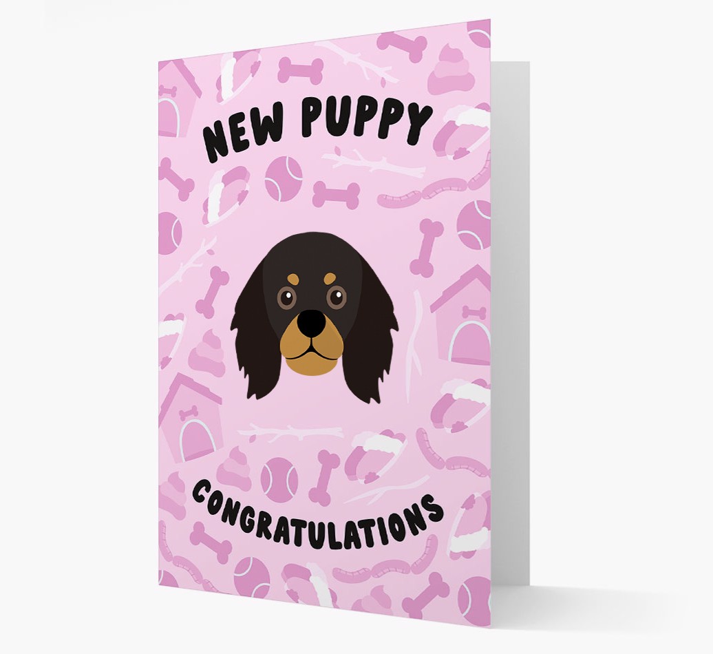 New Puppy, Congratulations: Personalized {breedFullName} Card