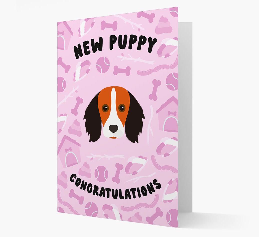 New Puppy, Congratulations: Personalized {breedFullName} Card