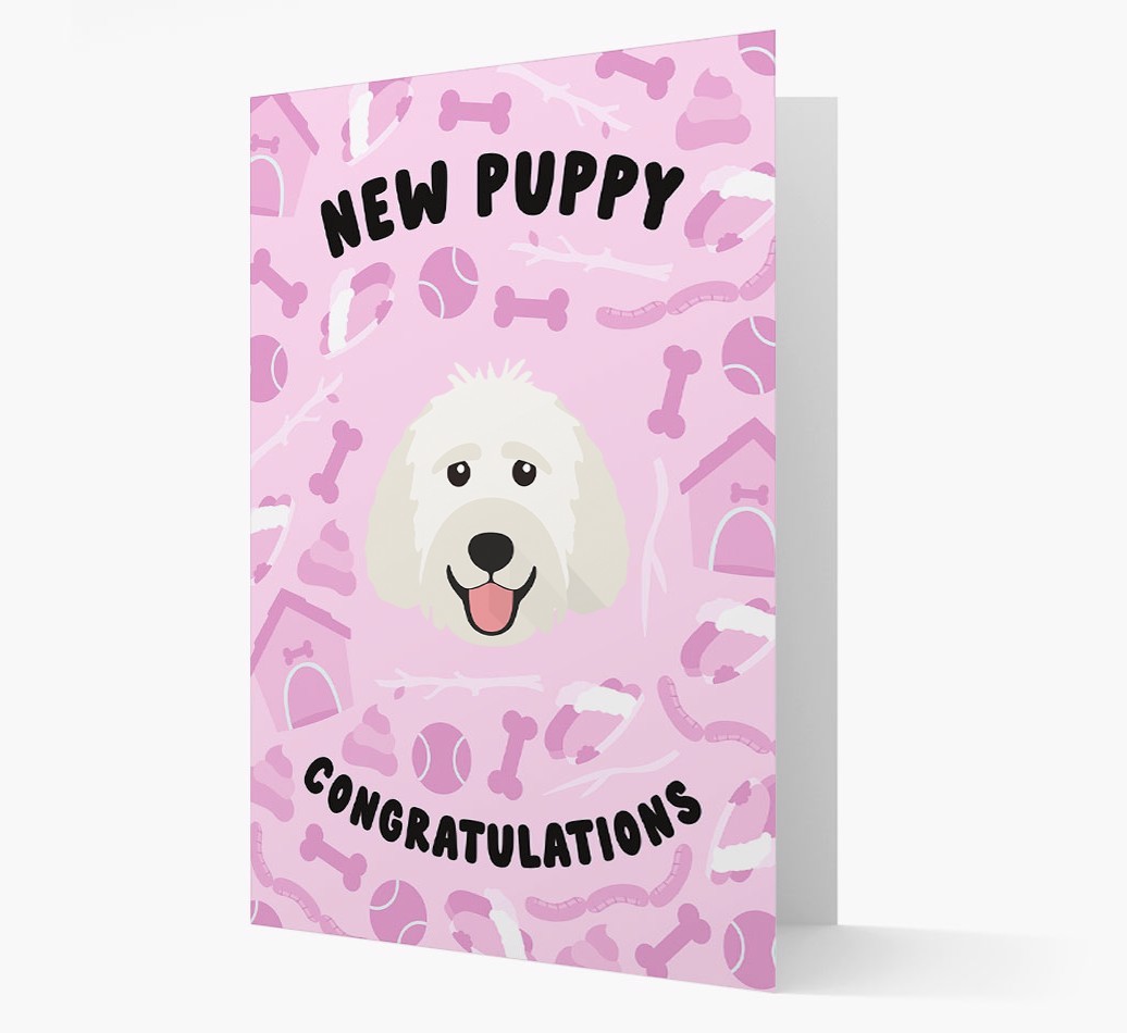 New Puppy, Congratulations: Personalized {breedFullName} Card