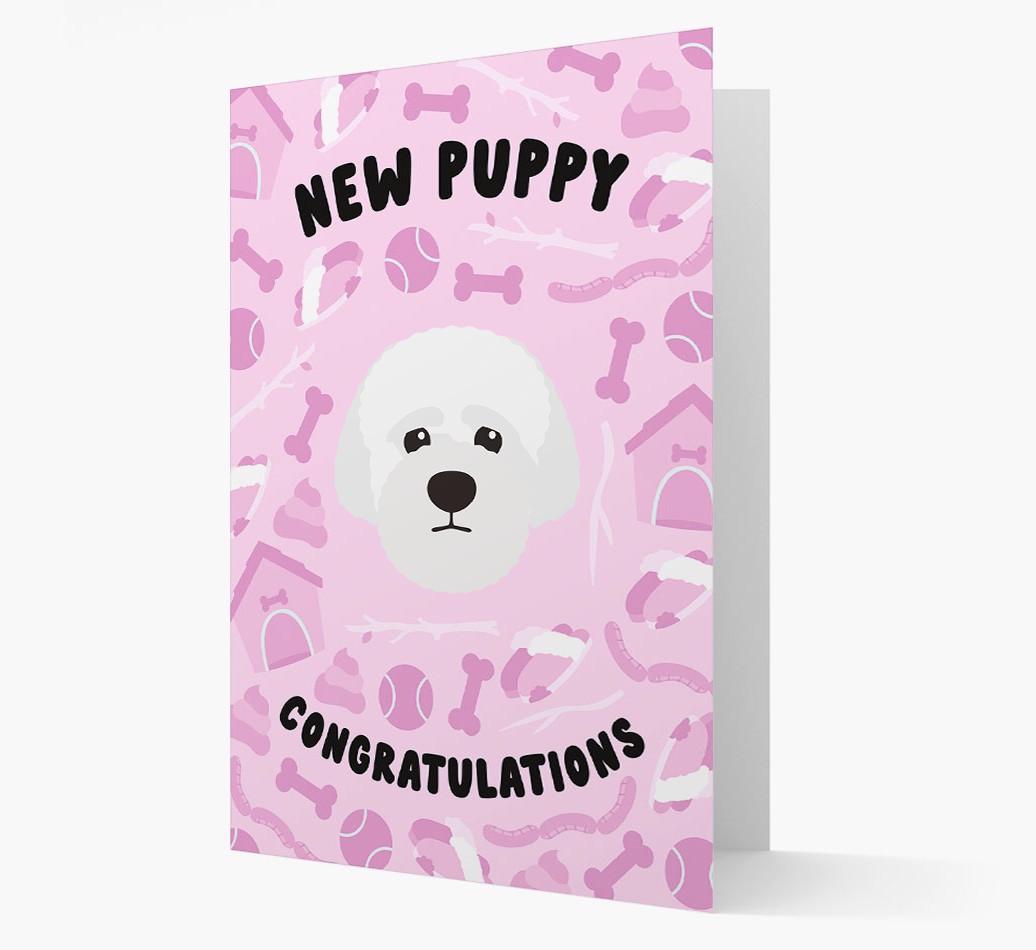 New Puppy, Congratulations: Personalized {breedFullName} Card