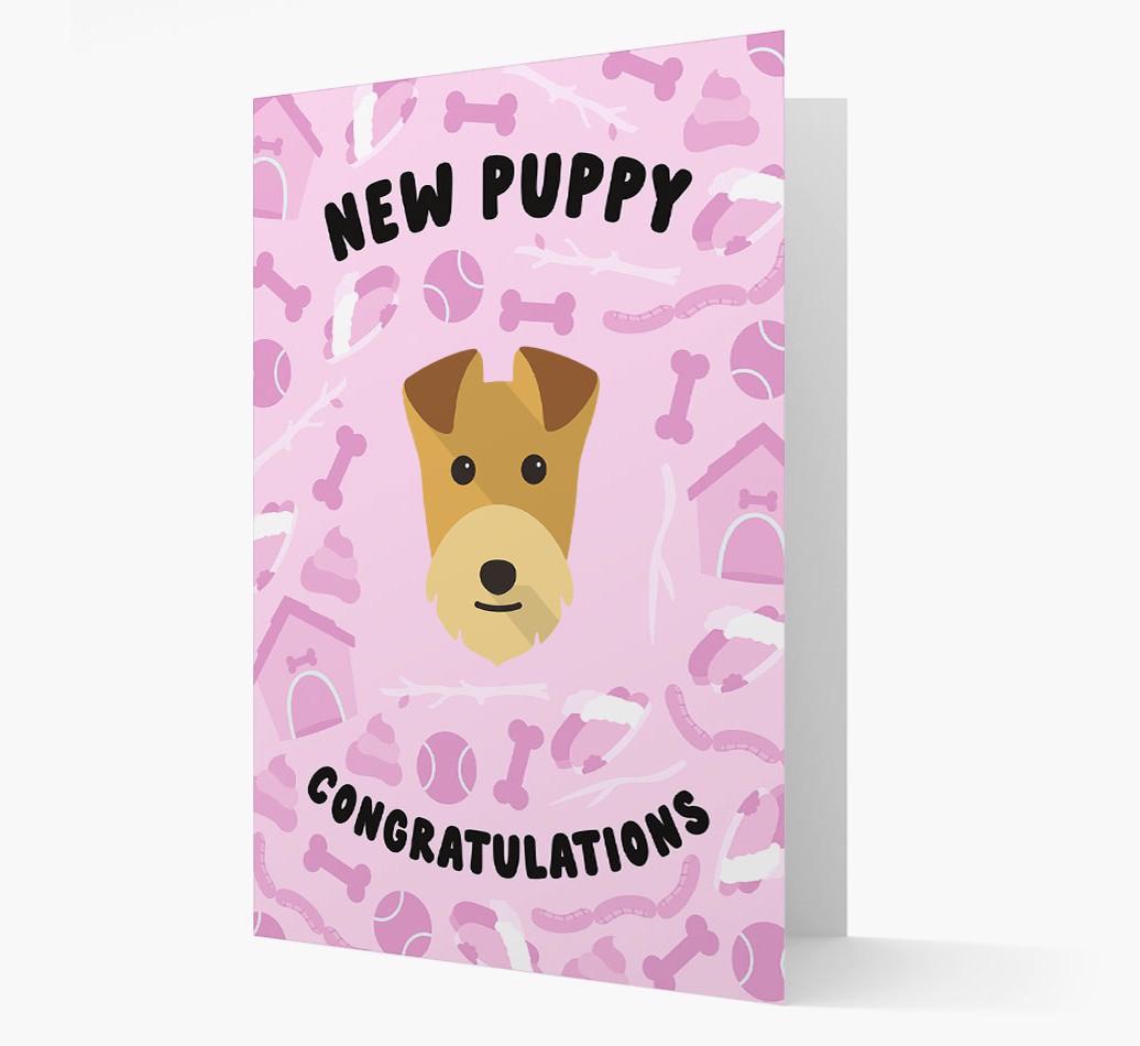 New Puppy, Congratulations: Personalized {breedFullName} Card