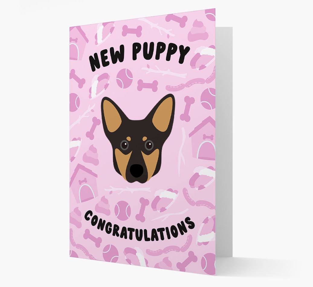 New Puppy, Congratulations: Personalized {breedFullName} Card