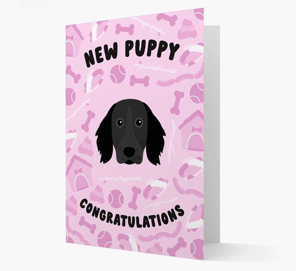New Puppy, Congratulations: Personalized {breedFullName} Card