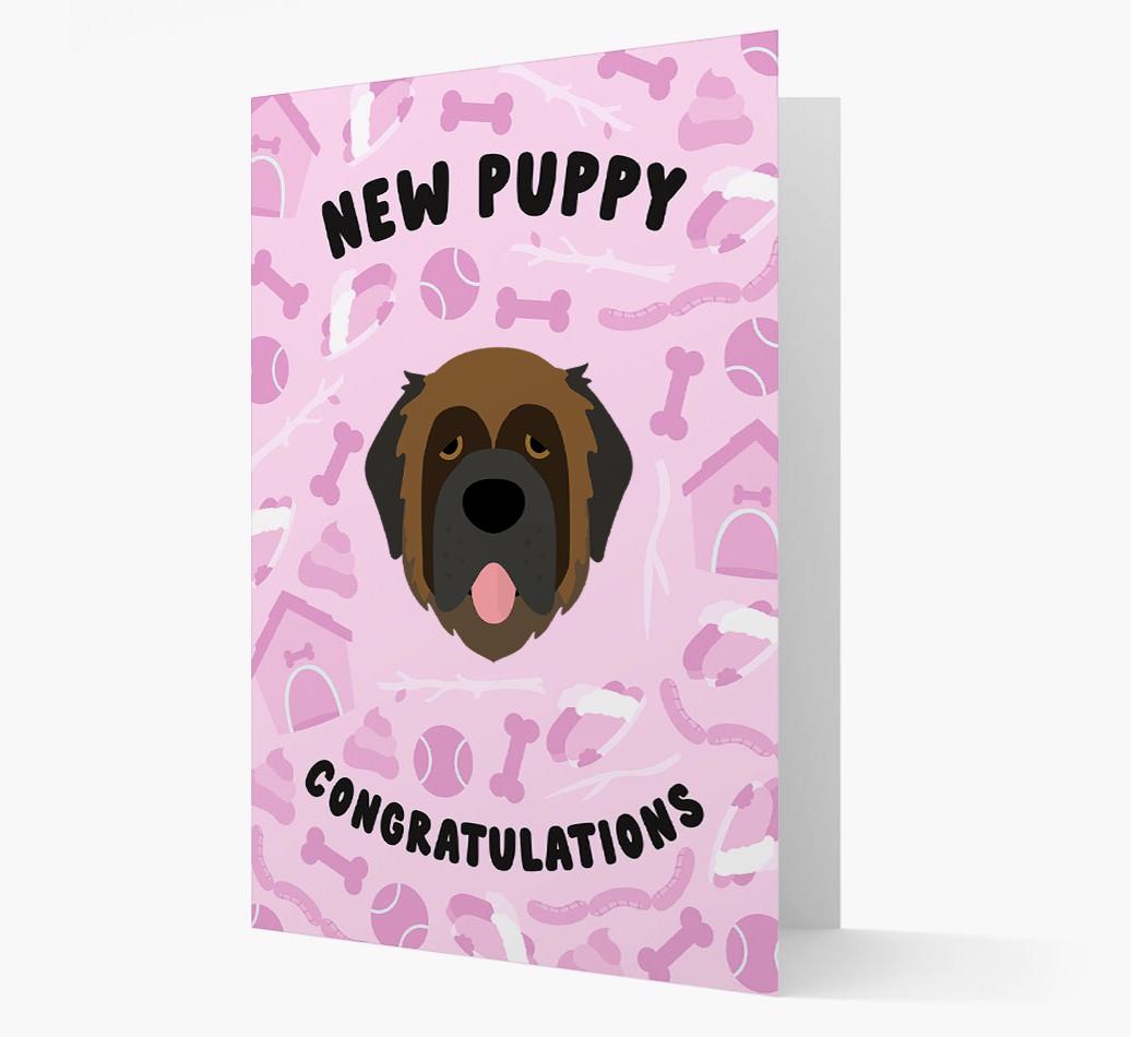 New Puppy, Congratulations: Personalized {breedFullName} Card
