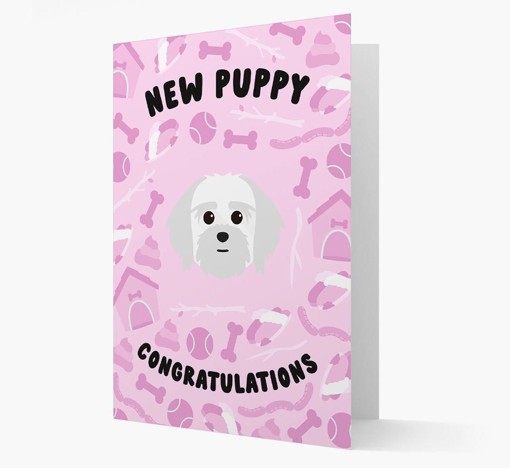 New Puppy, Congratulations: Personalized {breedFullName} Card