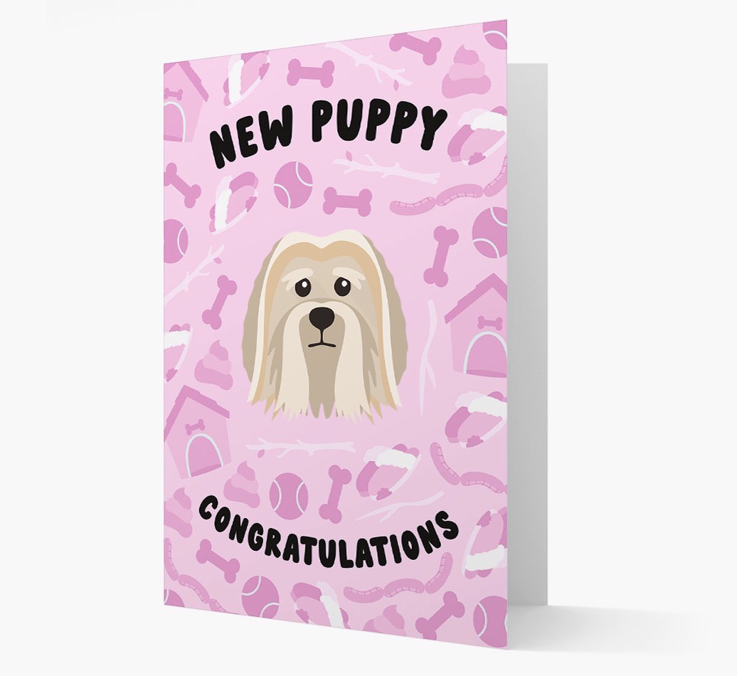 New Puppy, Congratulations: Personalized {breedFullName} Card