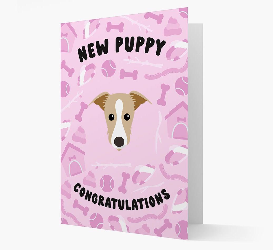 New Puppy, Congratulations: Personalized {breedFullName} Card