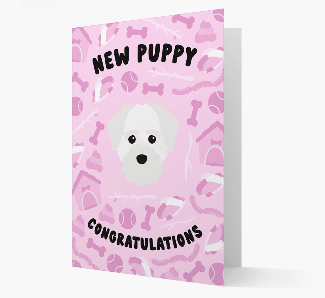 New Puppy, Congratulations: Personalized {breedFullName} Card