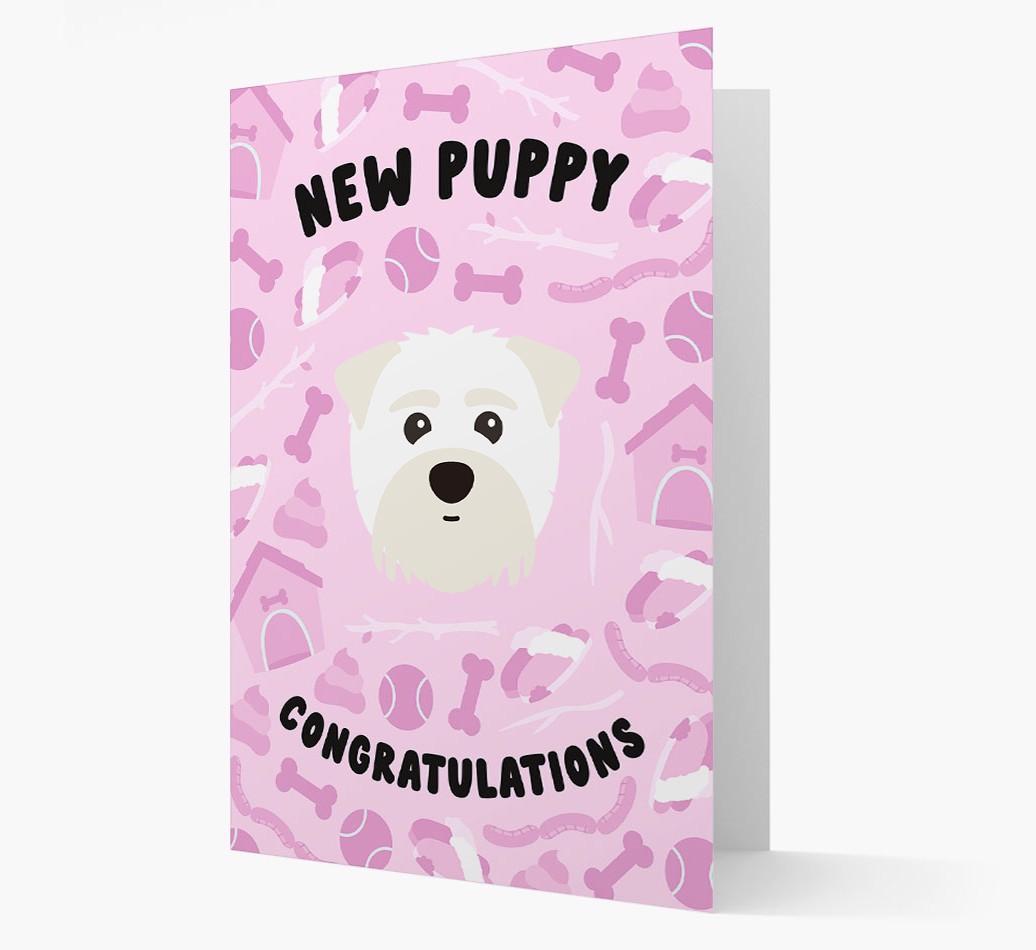 New Puppy, Congratulations: Personalized {breedFullName} Card