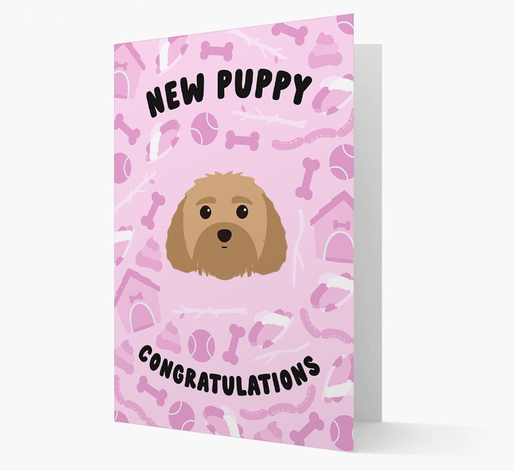 New Puppy, Congratulations: Personalized {breedFullName} Card