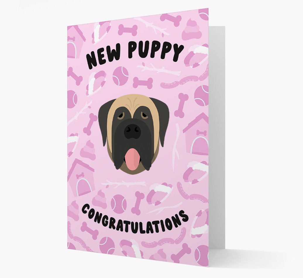 New Puppy, Congratulations: Personalized {breedFullName} Card