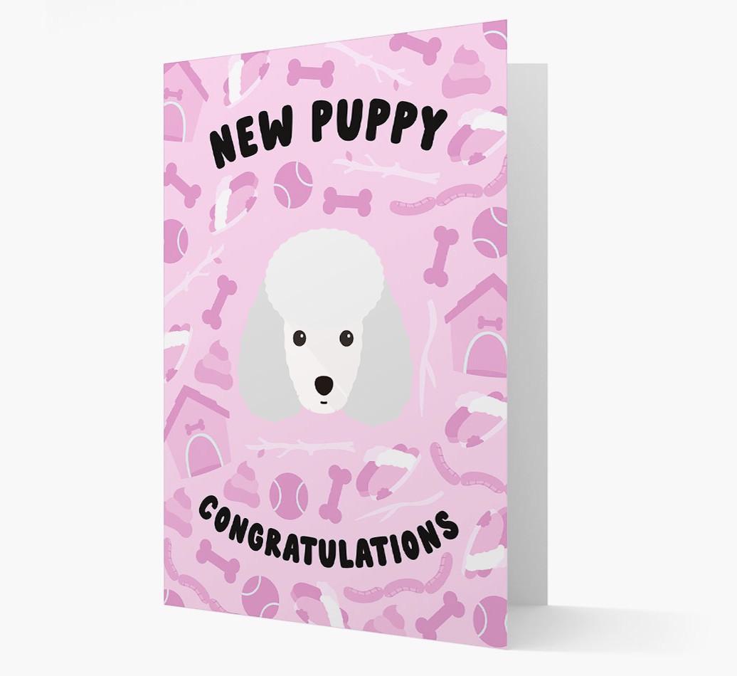 New Puppy, Congratulations: Personalized {breedFullName} Card