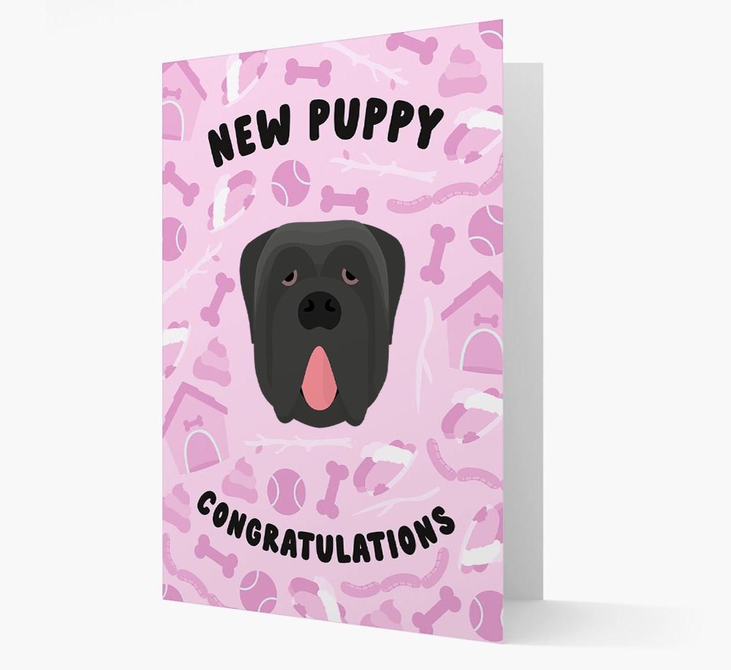 New Puppy, Congratulations: Personalized {breedFullName} Card