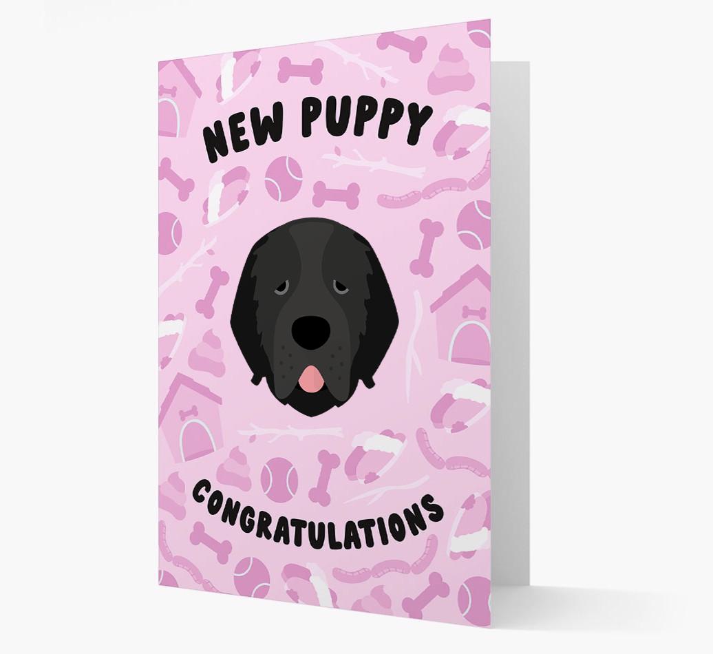 New Puppy, Congratulations: Personalized {breedFullName} Card