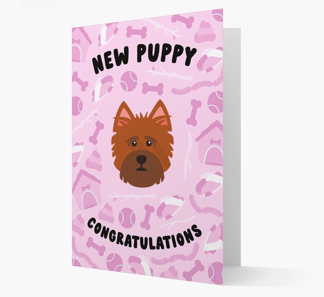 New Puppy, Congratulations: Personalized {breedFullName} Card