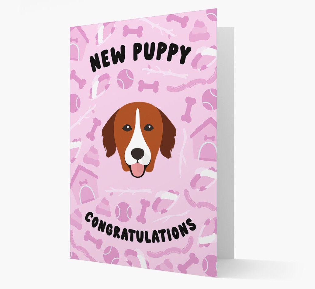 New Puppy, Congratulations: Personalized {breedFullName} Card