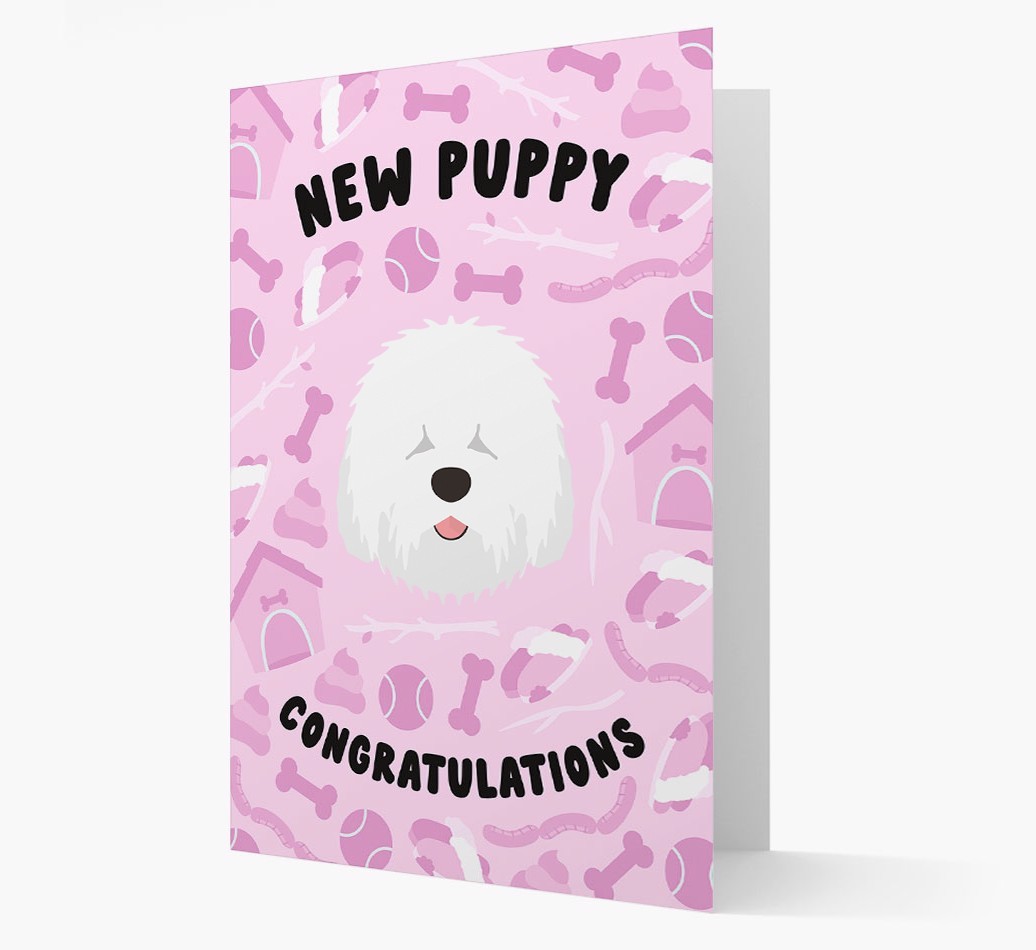 New Puppy, Congratulations: Personalized {breedFullName} Card