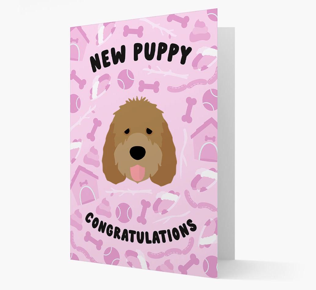 New Puppy, Congratulations: Personalized {breedFullName} Card
