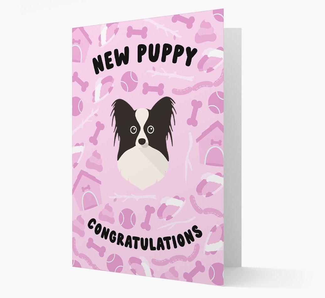 New Puppy, Congratulations: Personalized {breedFullName} Card