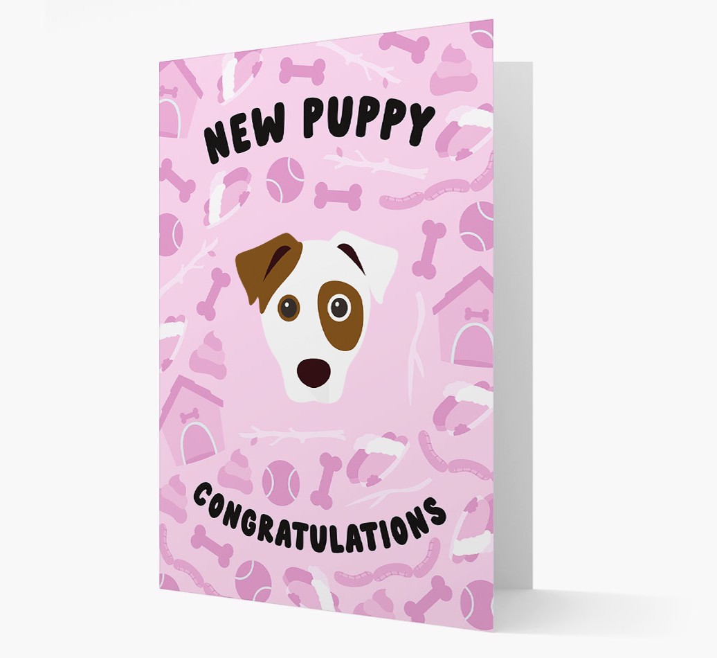 New Puppy, Congratulations: Personalized {breedFullName} Card