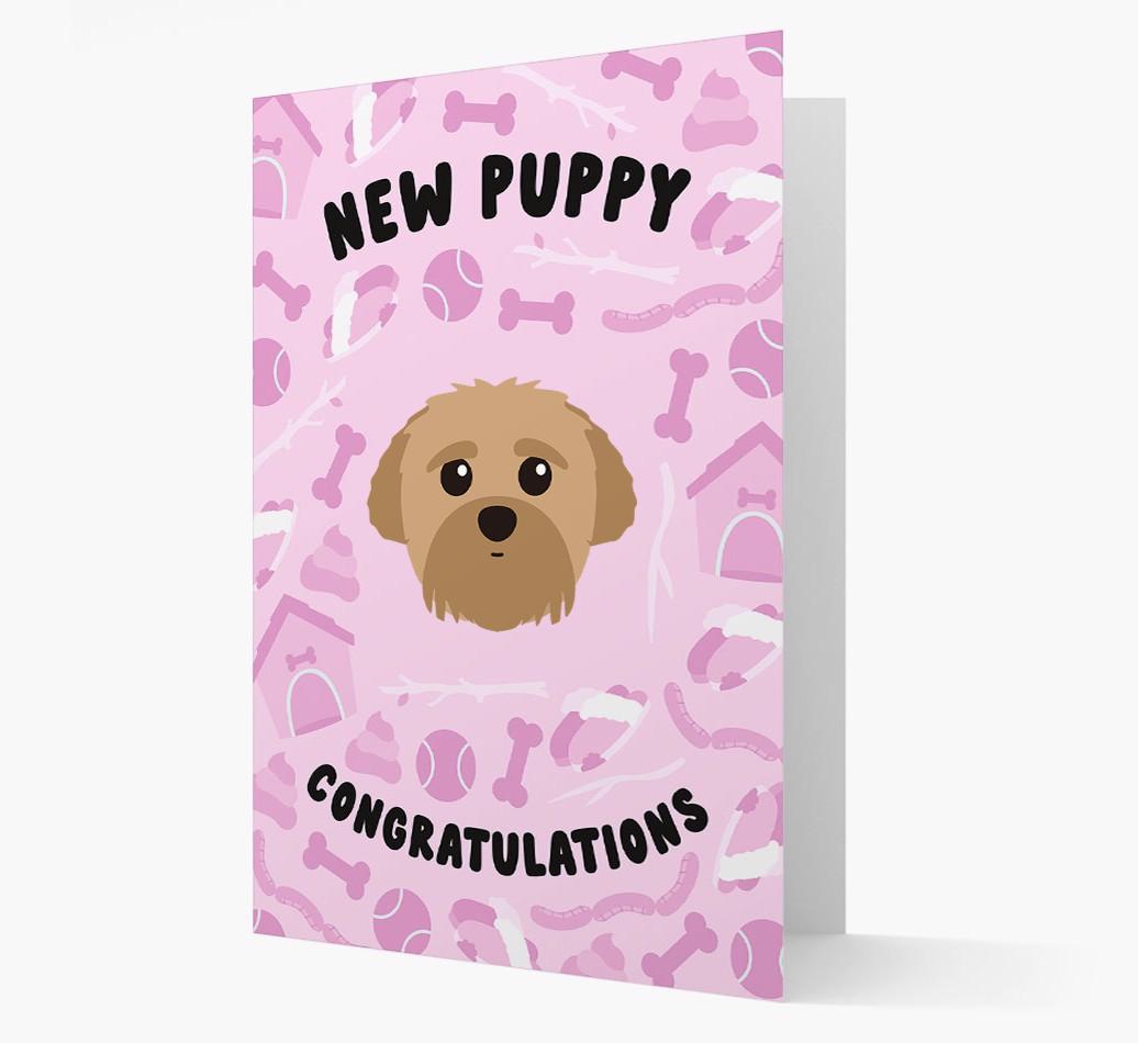 New Puppy, Congratulations: Personalized {breedFullName} Card