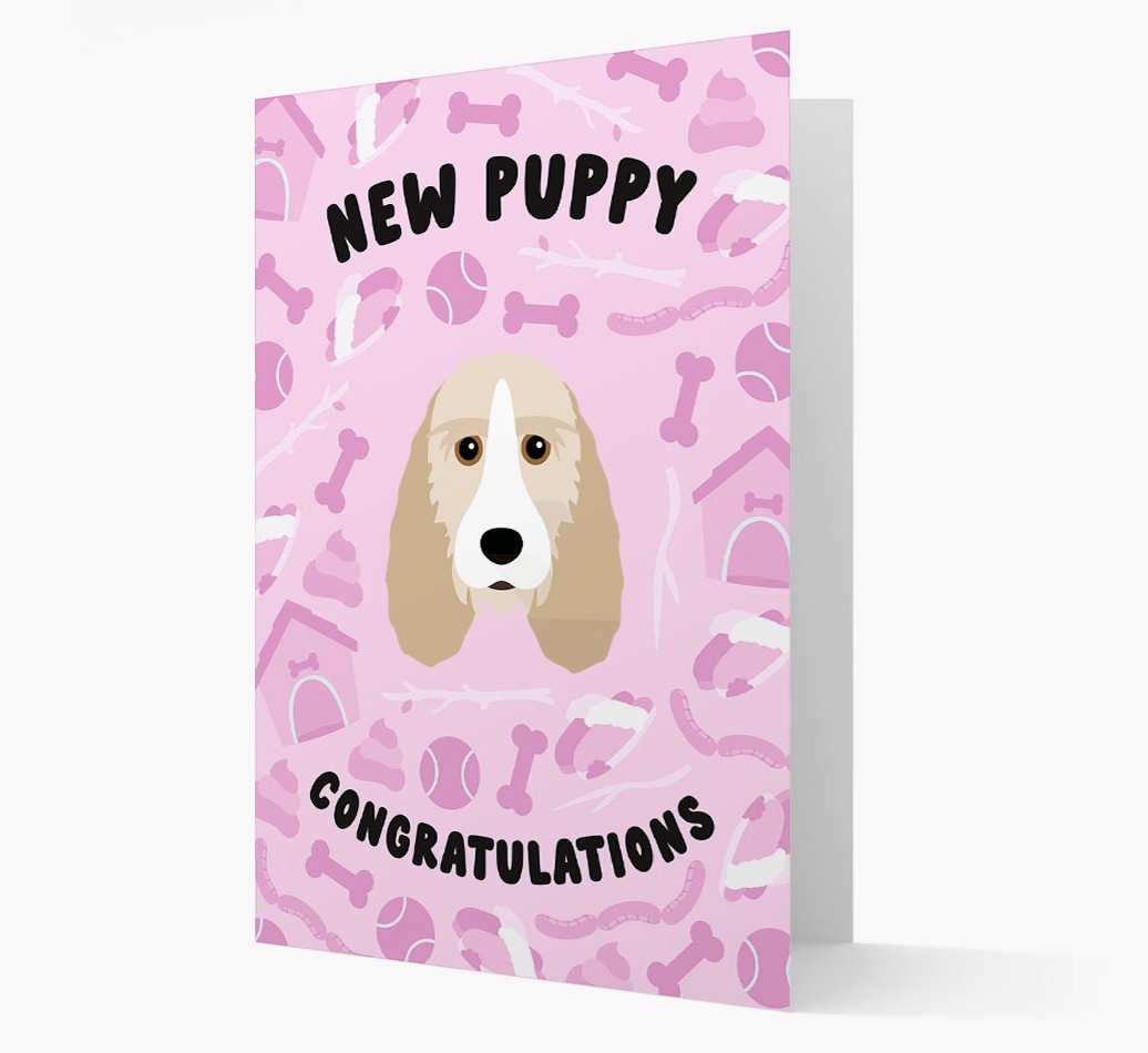 New Puppy, Congratulations: Personalized {breedFullName} Card