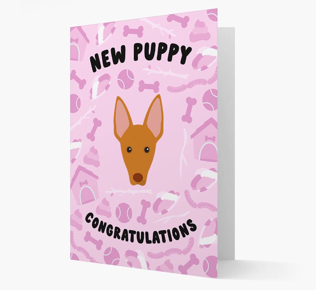 New Puppy, Congratulations: Personalized {breedFullName} Card