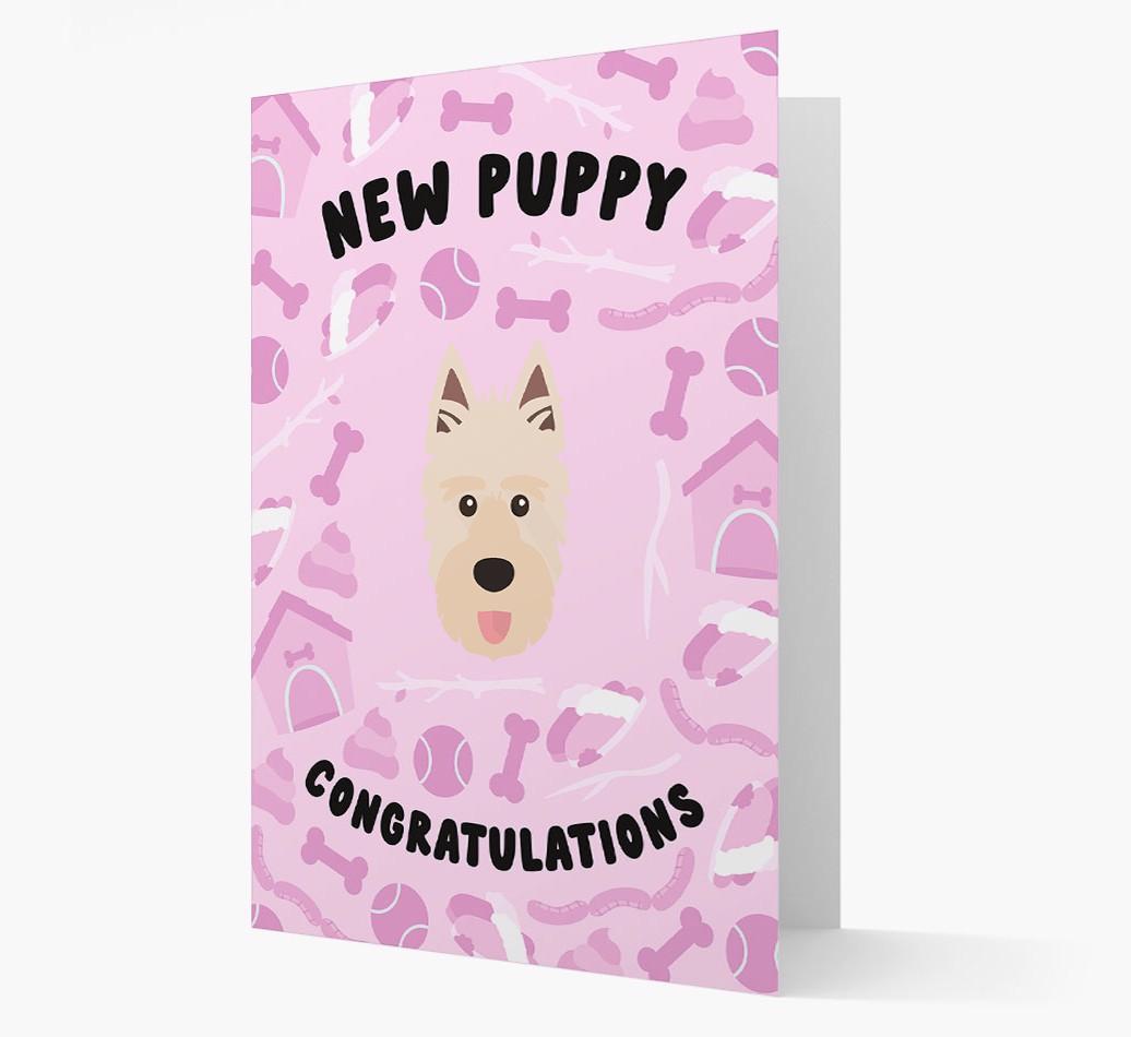 New Puppy, Congratulations: Personalized {breedFullName} Card