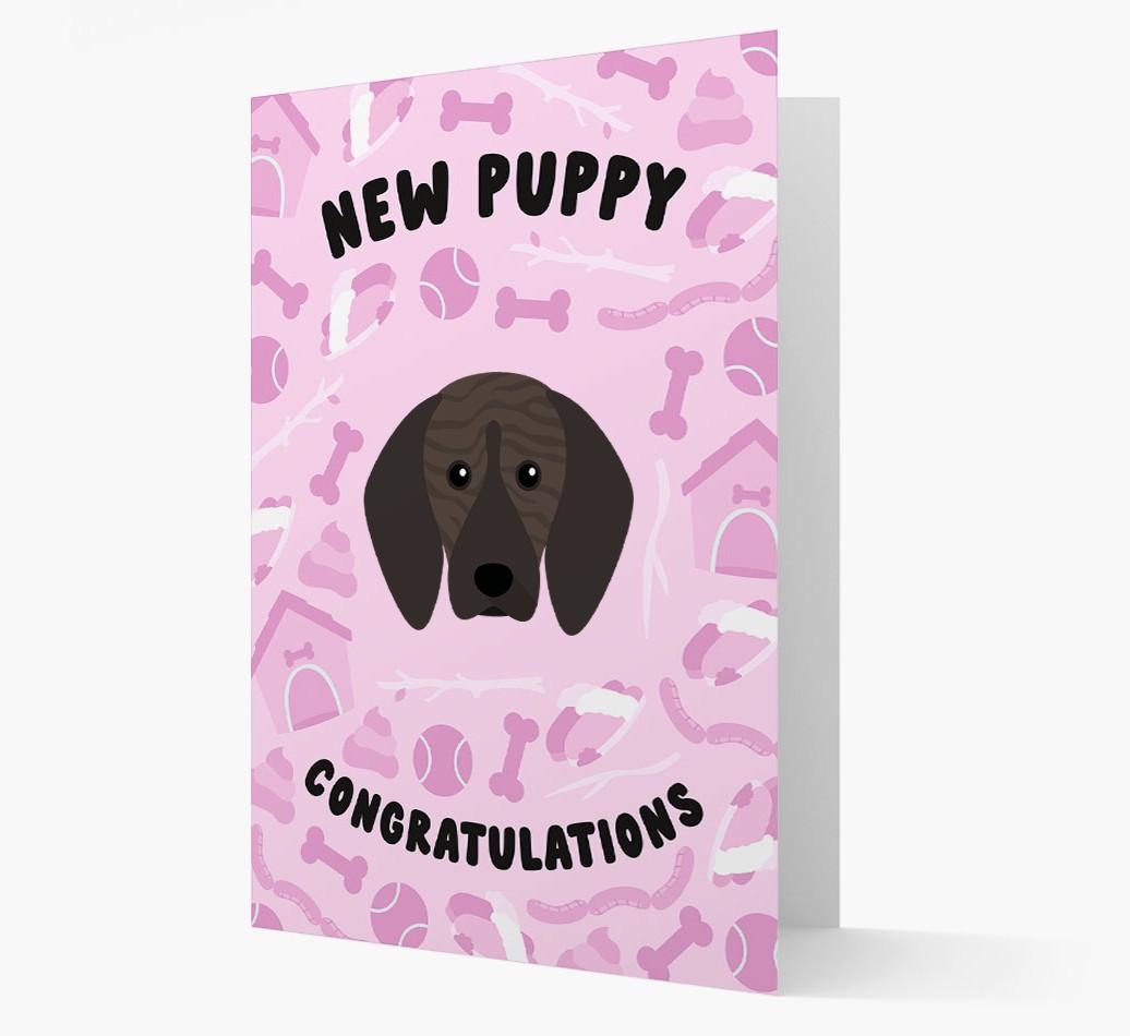 New Puppy, Congratulations: Personalized {breedFullName} Card
