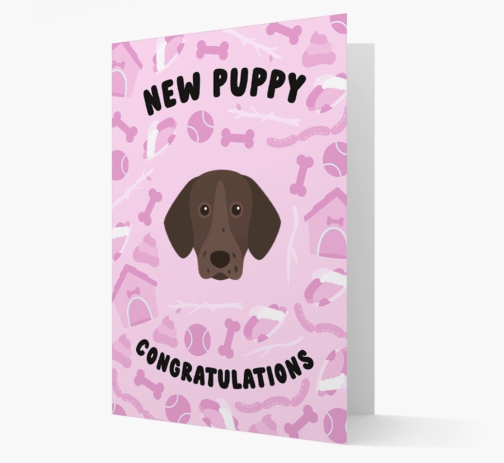 New Puppy, Congratulations: Personalized {breedFullName} Card