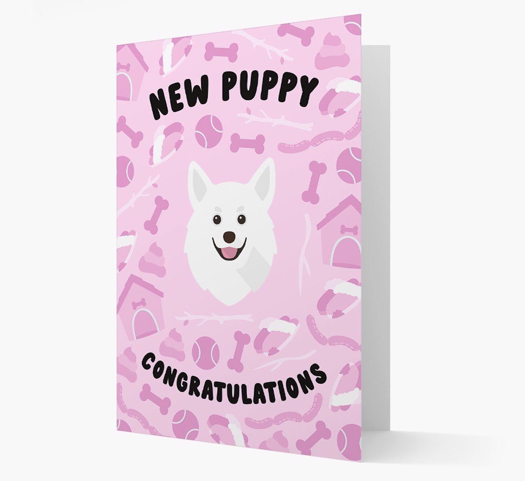 New Puppy, Congratulations: Personalized {breedFullName} Card