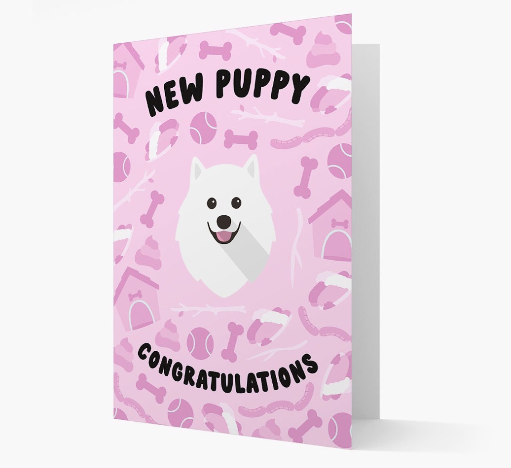 New Puppy, Congratulations: Personalized {breedFullName} Card