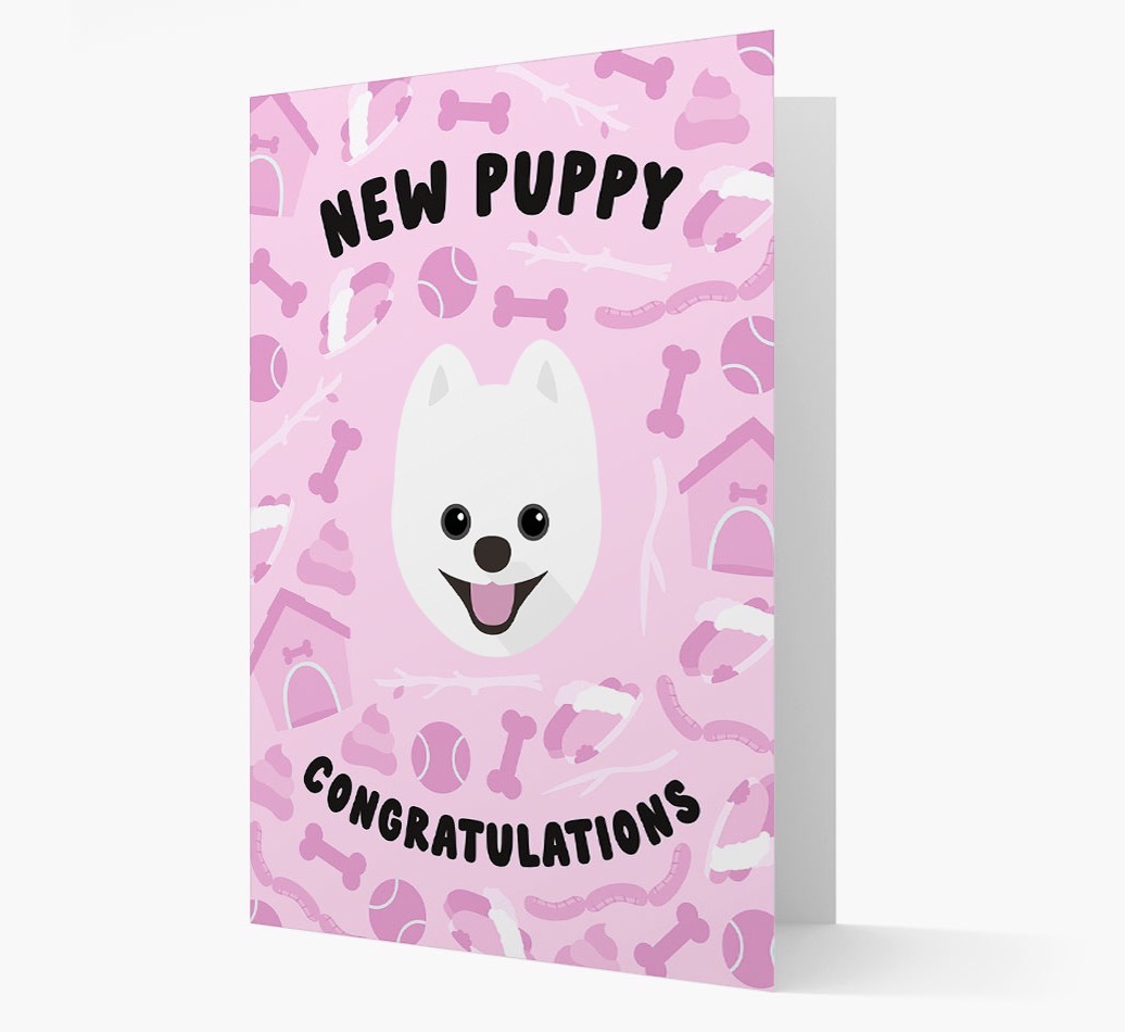 New Puppy, Congratulations: Personalized {breedFullName} Card