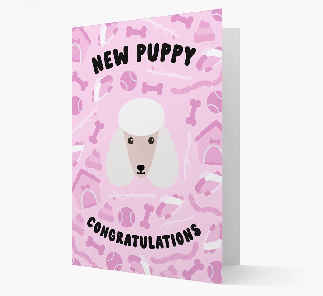 New Puppy, Congratulations: Personalized {breedFullName} Card