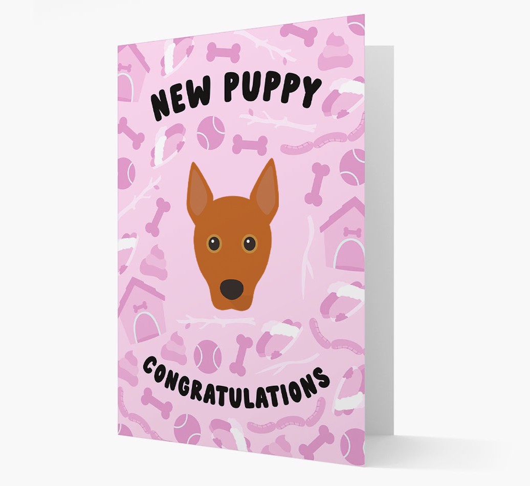 New Puppy, Congratulations: Personalized {breedFullName} Card