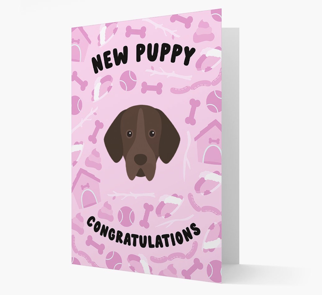 New Puppy, Congratulations: Personalized {breedFullName} Card