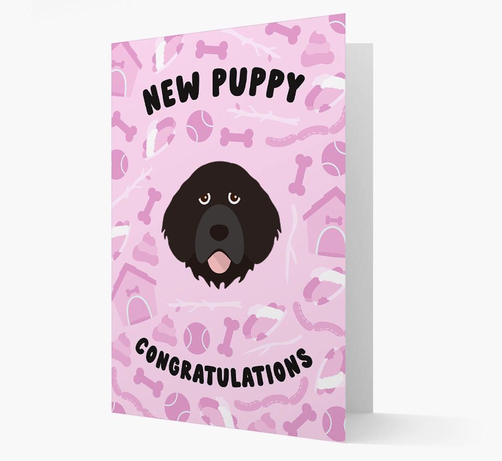New Puppy, Congratulations: Personalized {breedFullName} Card