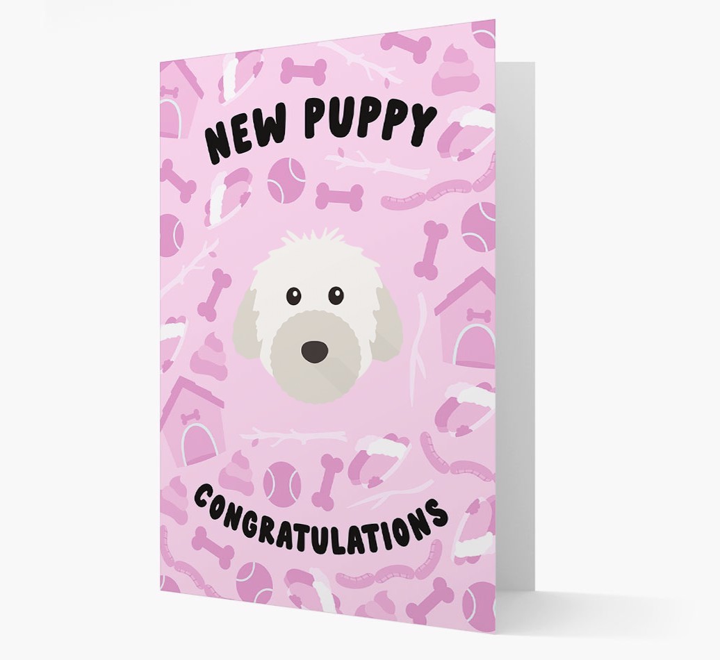 New Puppy, Congratulations: Personalized {breedFullName} Card