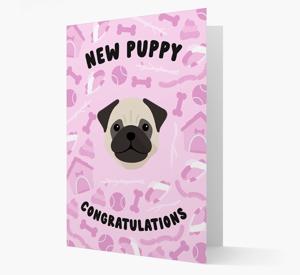 New Puppy, Congratulations: Personalized {breedFullName} Card