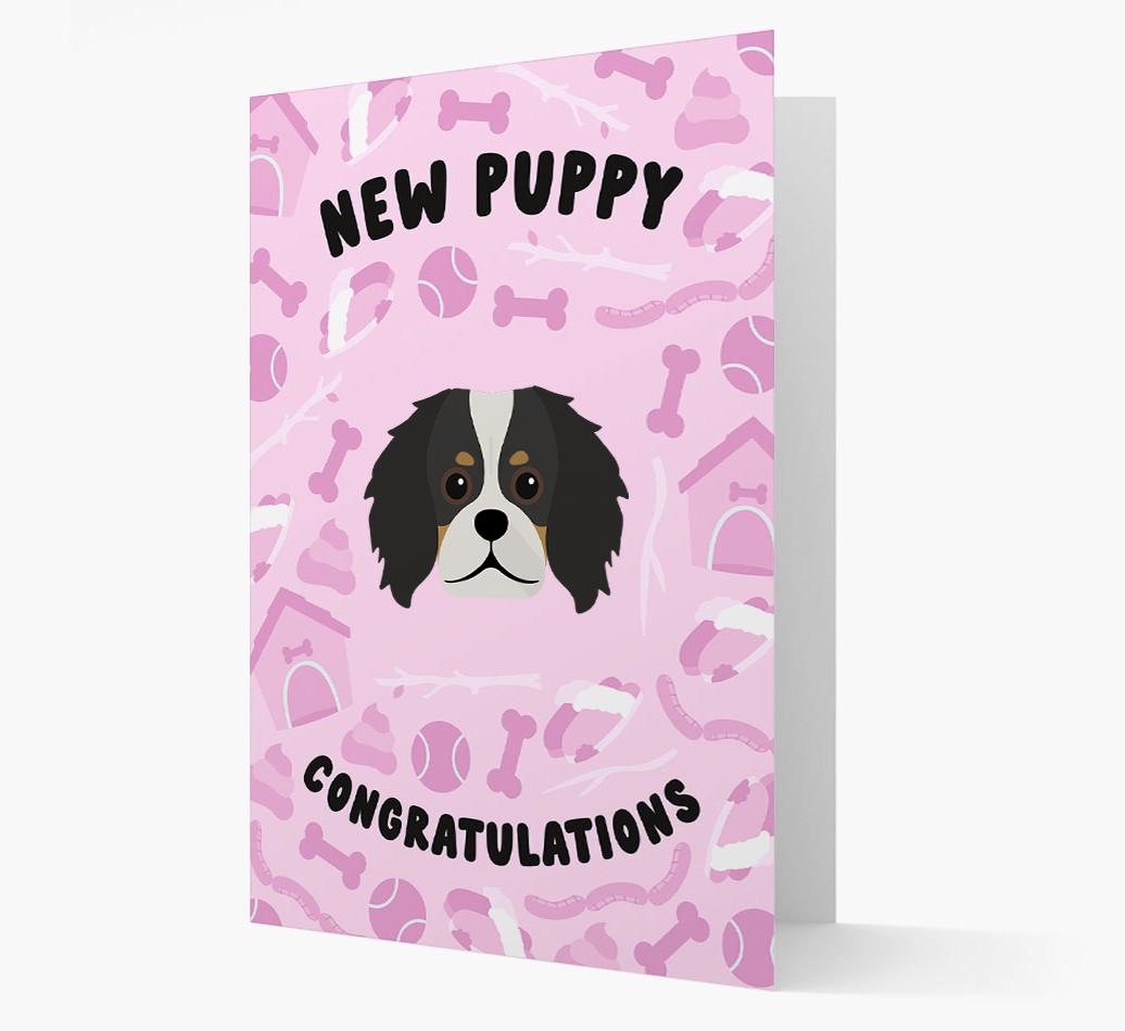 New Puppy, Congratulations: Personalized {breedFullName} Card