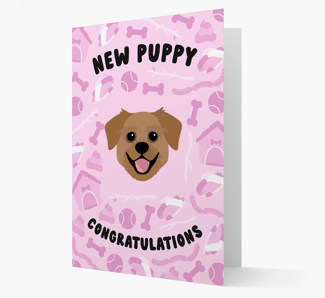 New Puppy, Congratulations: Personalized {breedFullName} Card