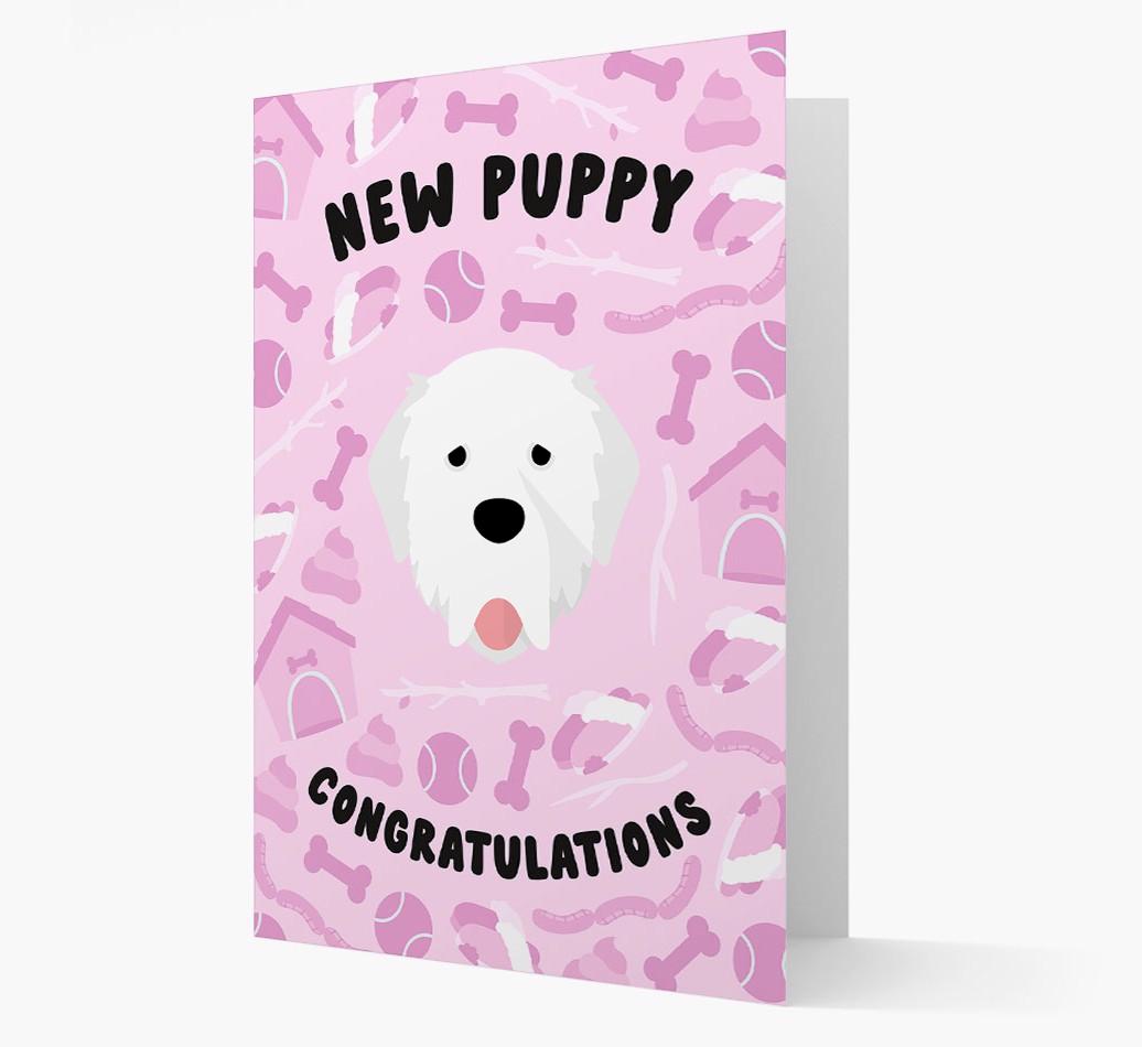 New Puppy, Congratulations: Personalized {breedFullName} Card