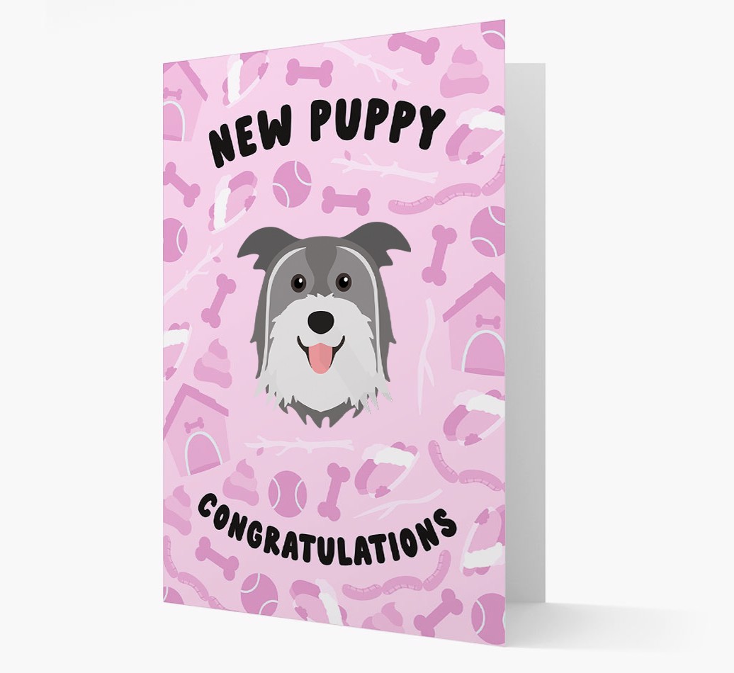 New Puppy, Congratulations: Personalized {breedFullName} Card