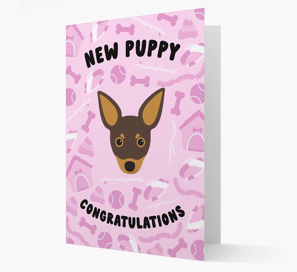 New Puppy, Congratulations: Personalized {breedFullName} Card